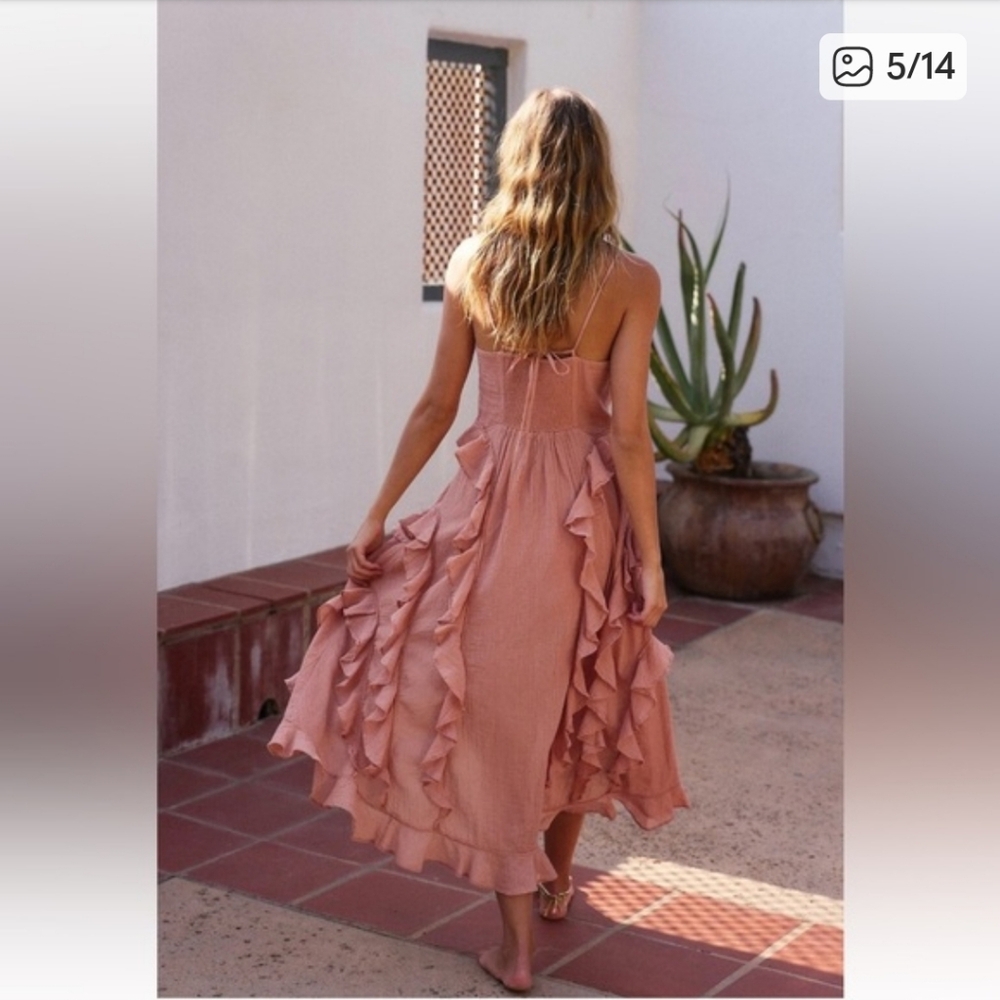FINAL PRICE! RARE FREE PEOPLE LACE UP SET - Picture 4 of 4